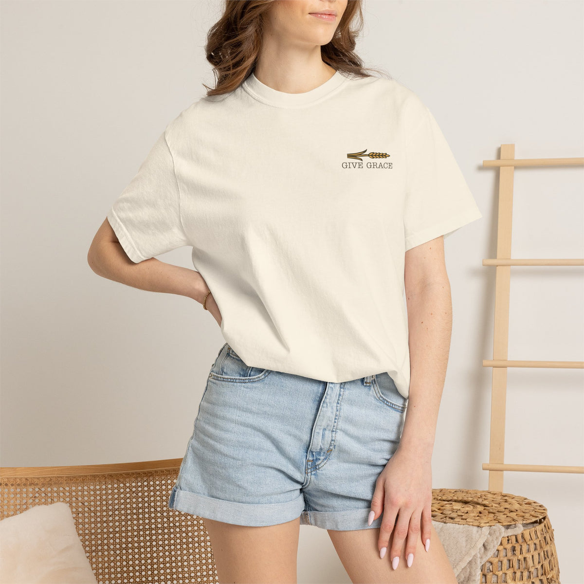 Seeds of Faith T-Shirt — "Harvest of Blessings" Garment-Dyed Tee