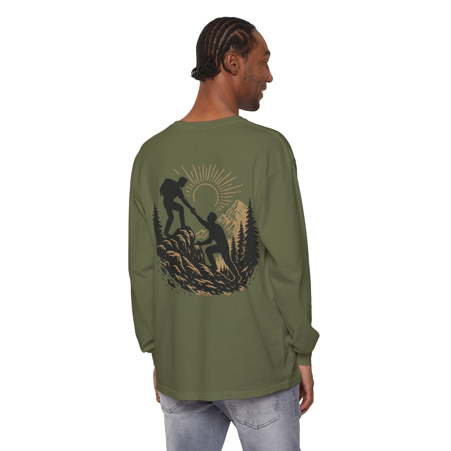 The Ascent Layer | "Ascend With Love" Comfort Colors Long Sleeve