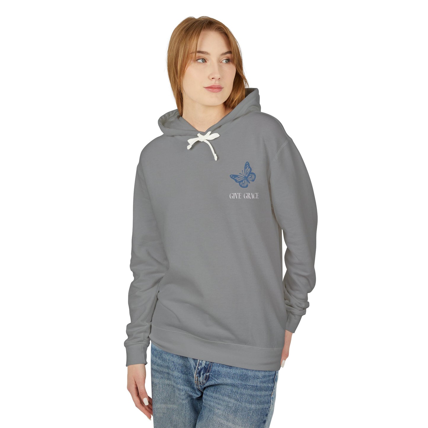 Bloom With Grace | Comfort Colors Lightweight Hoodie