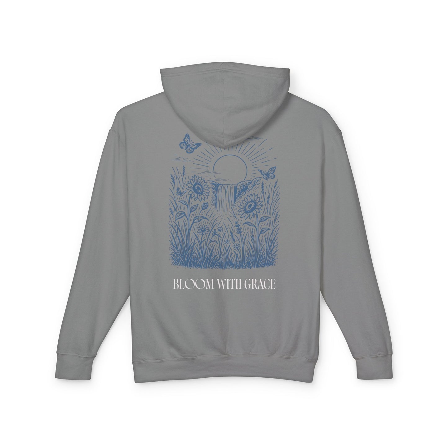 Bloom With Grace | Comfort Colors Lightweight Hoodie