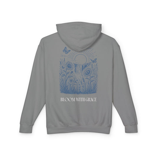 Bloom With Grace | Comfort Colors Lightweight Hoodie