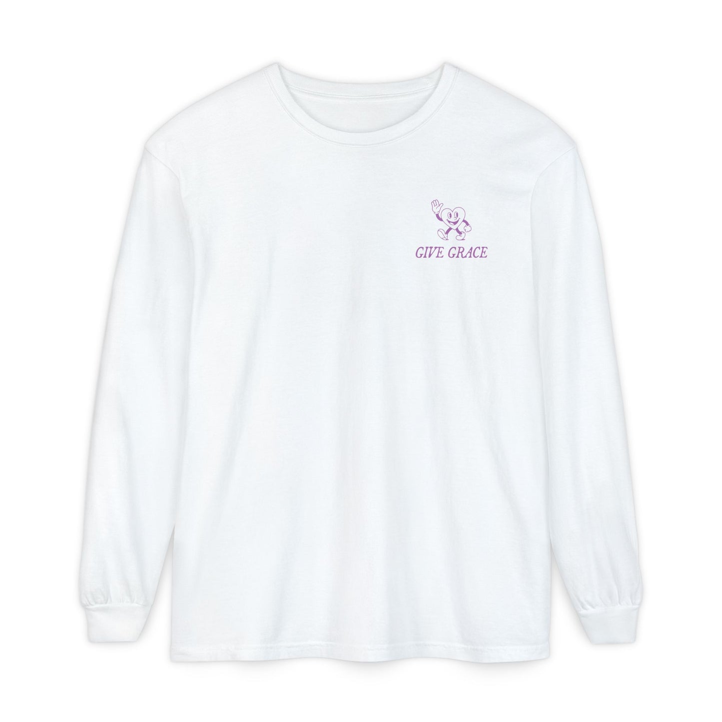 The Mood Booster Shirt | "One Smile Leads To Another" Comfort Colors Long Sleeve