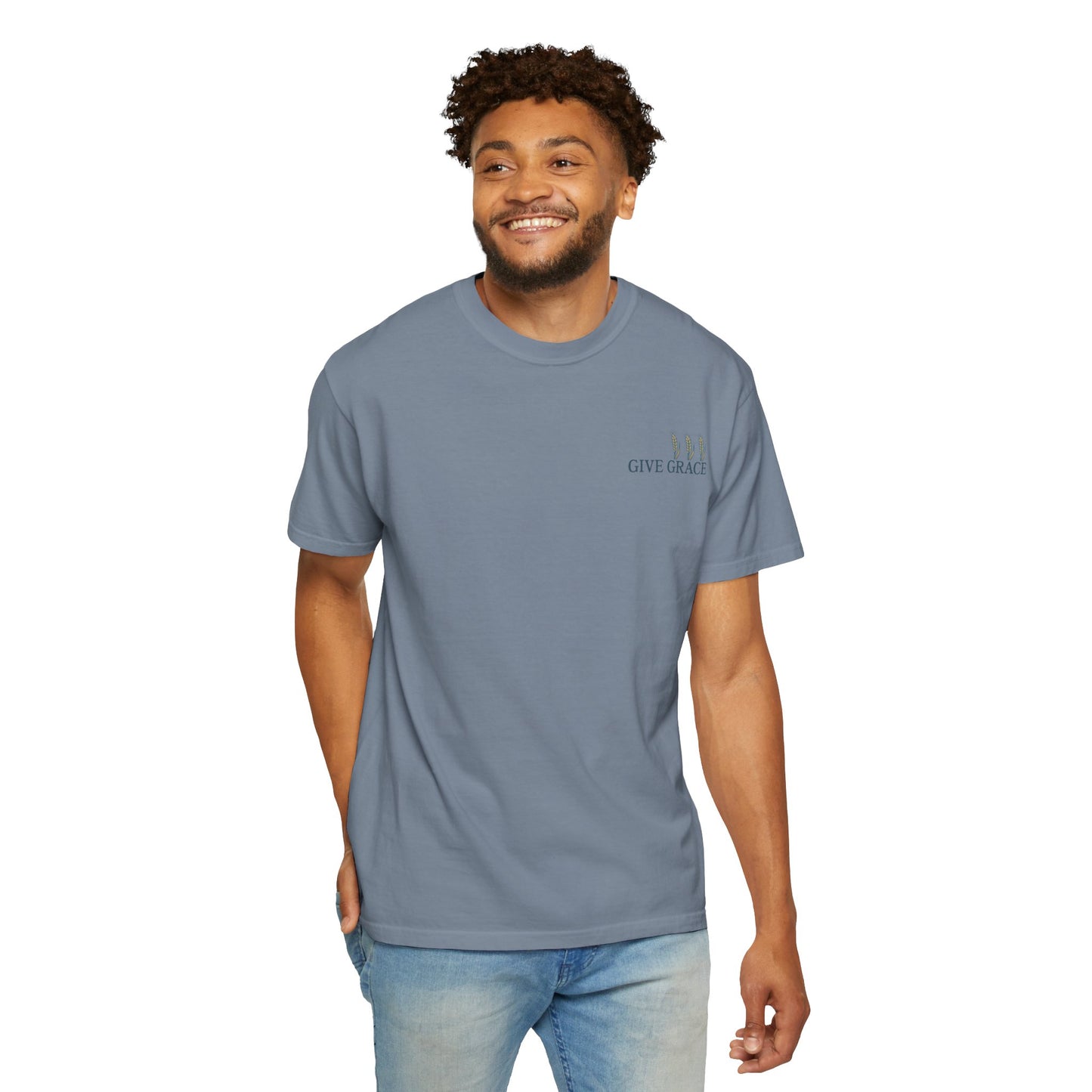Faith, Field, and a Full Heart | "Working Hard, Serving God" Comfort Colors Shirt