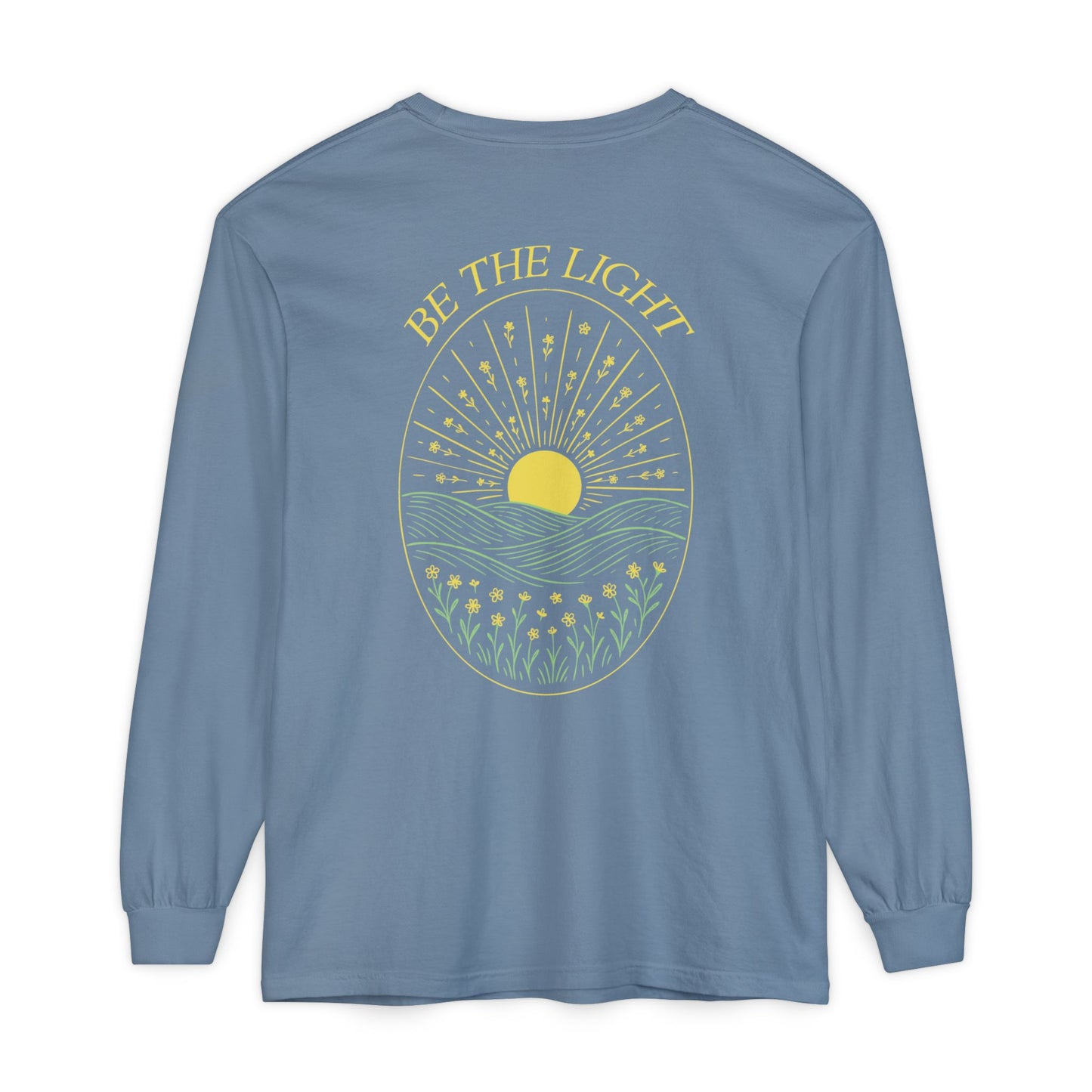 The Luminary Tee | "Be The Light" Comfort Colors Long Sleeve