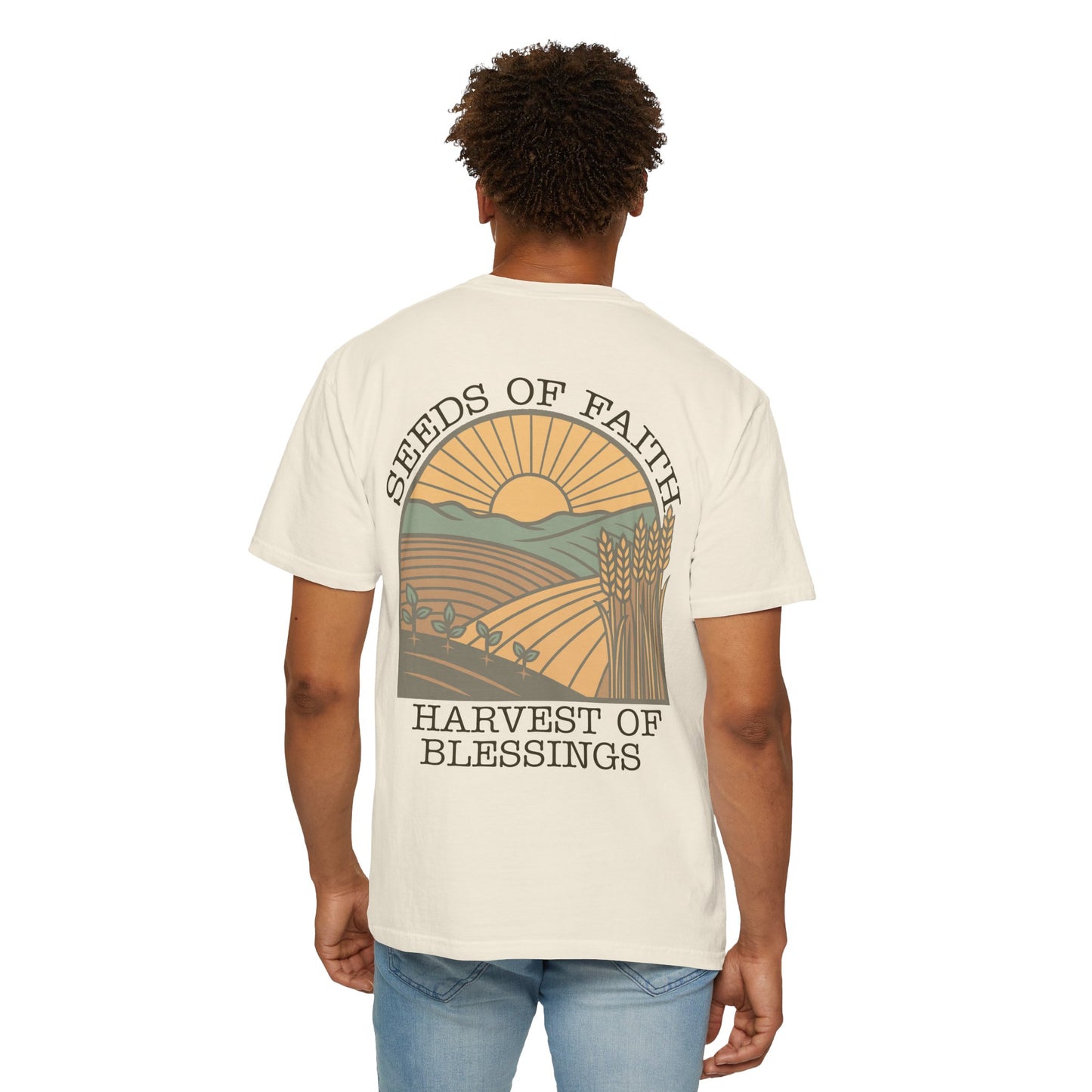 The Harvest Tee | "Seeds of Faith, Harvest of Blessings" Comfort Colors