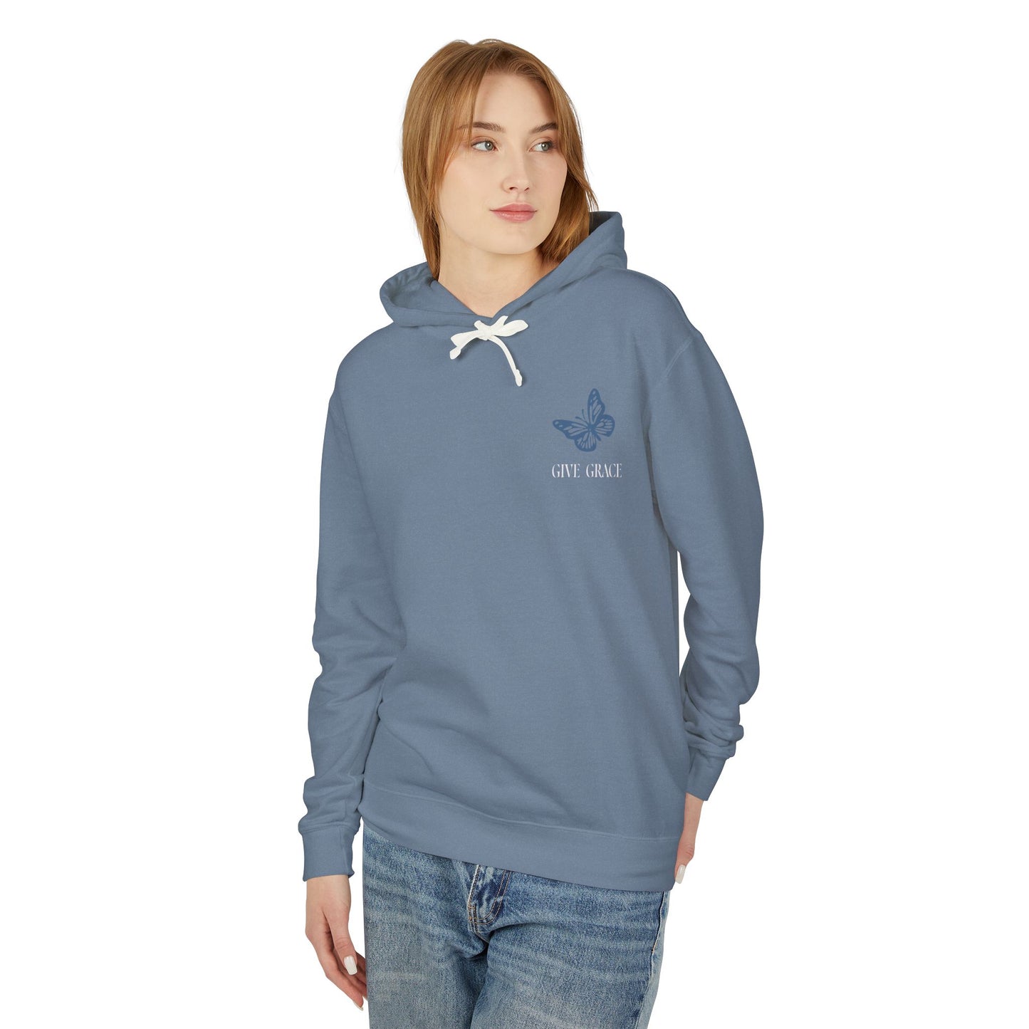Bloom With Grace | Comfort Colors Lightweight Hoodie