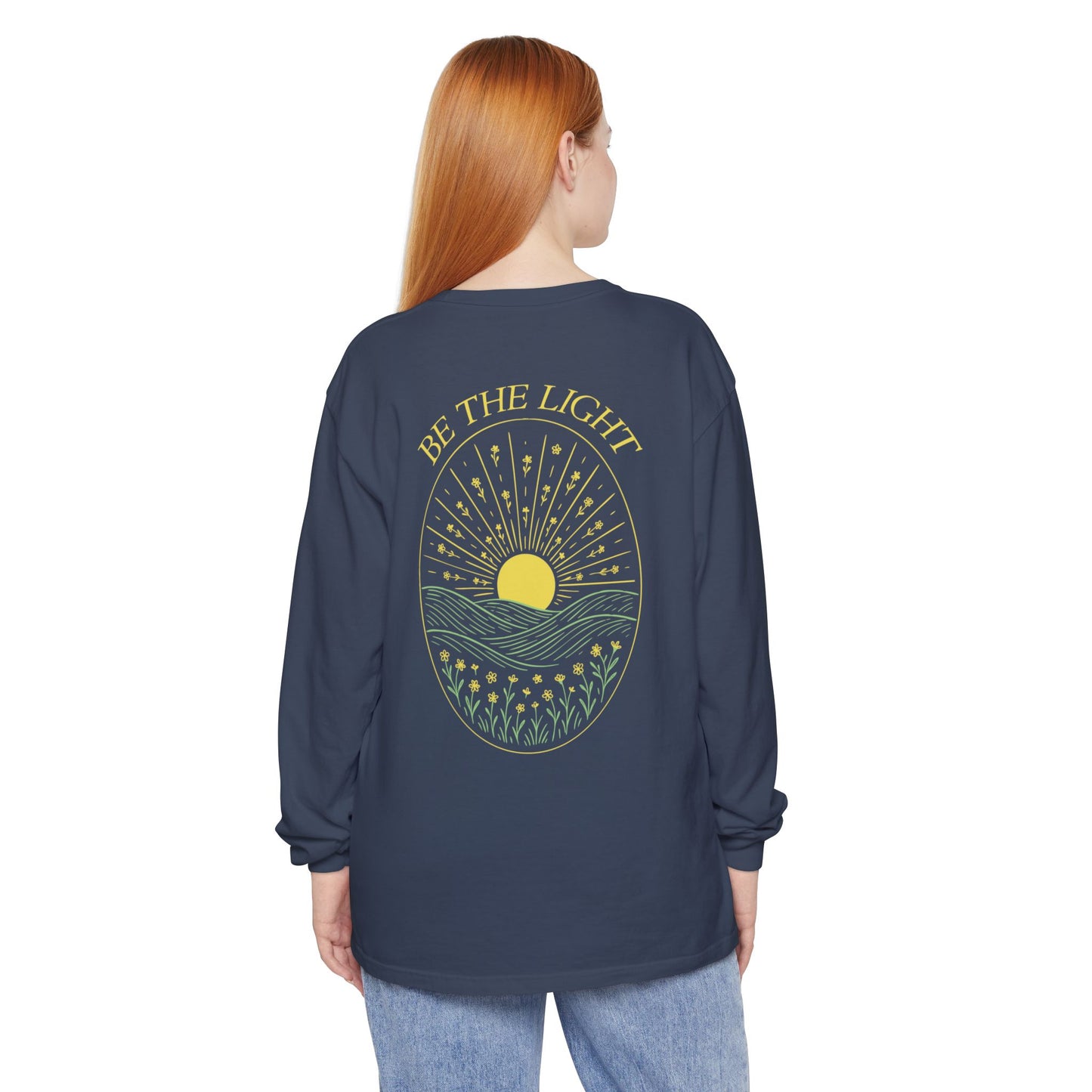 The Luminary Tee | "Be The Light" Comfort Colors Long Sleeve