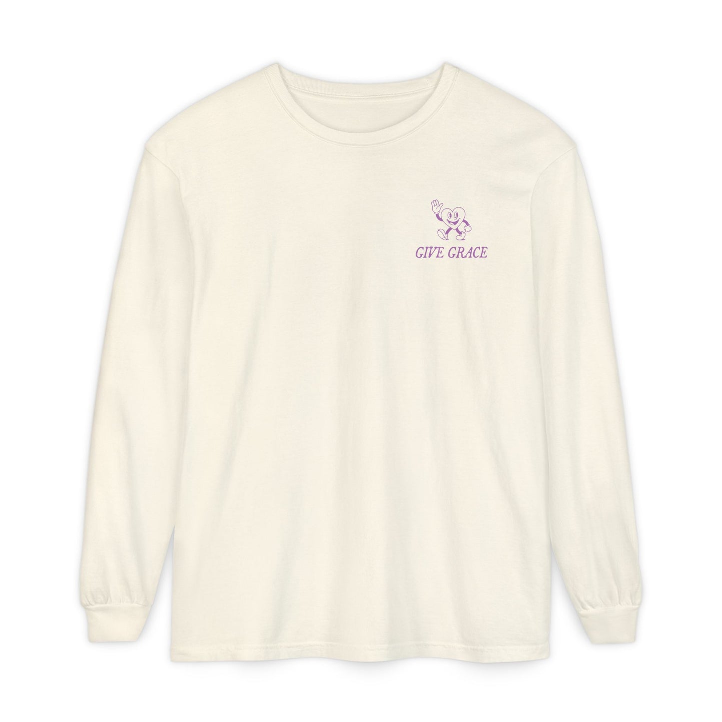 The Mood Booster Shirt | "One Smile Leads To Another" Comfort Colors Long Sleeve