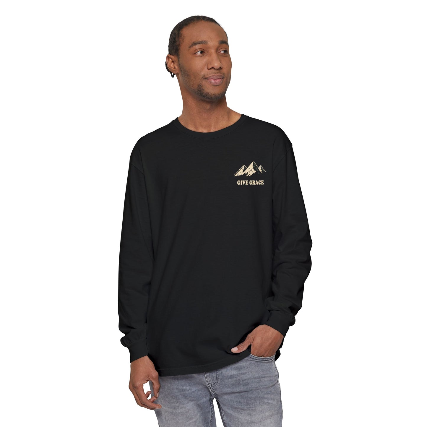 Walk By Faith | Comfort Colors Long Sleeve Tee