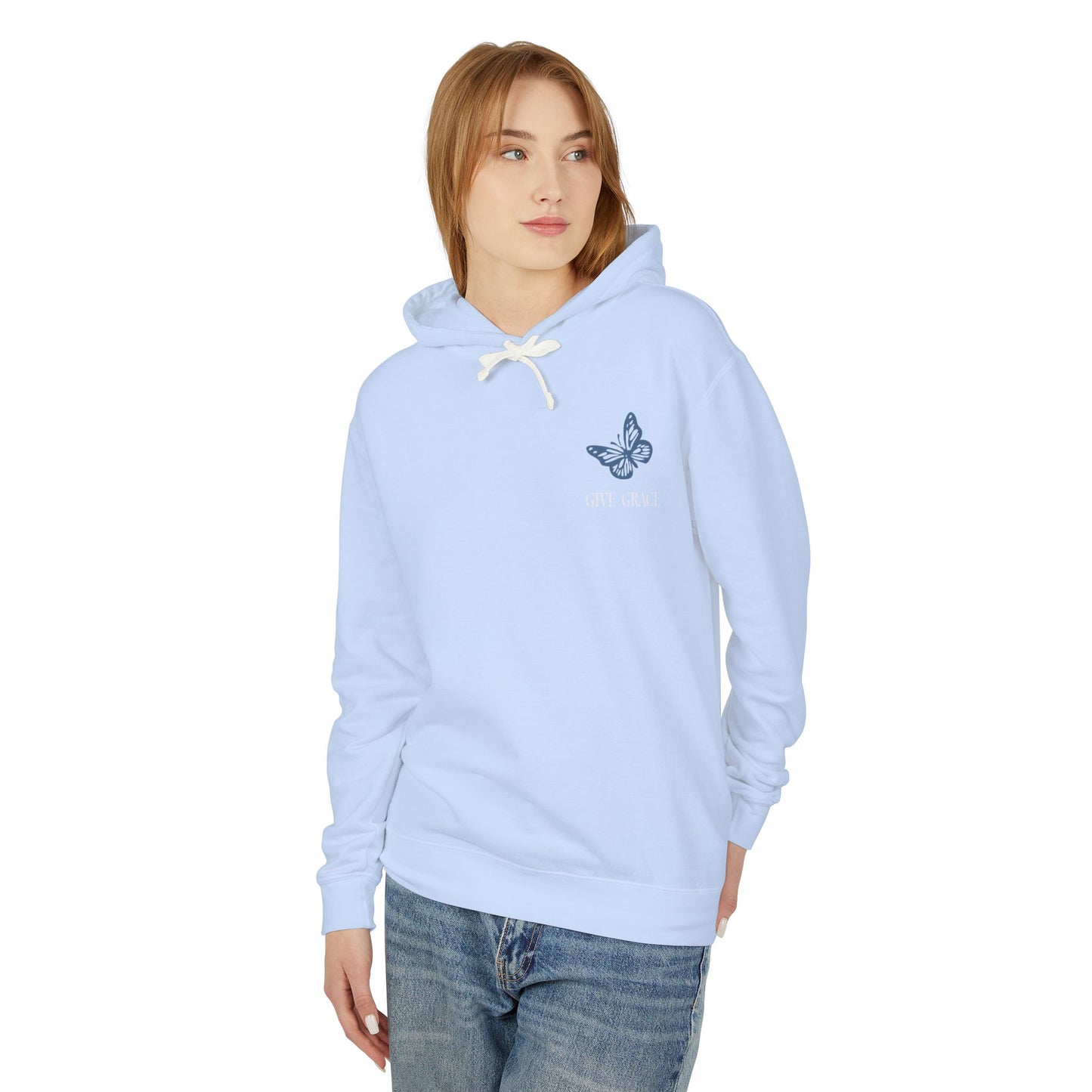 Bloom With Grace | Comfort Colors Lightweight Hoodie