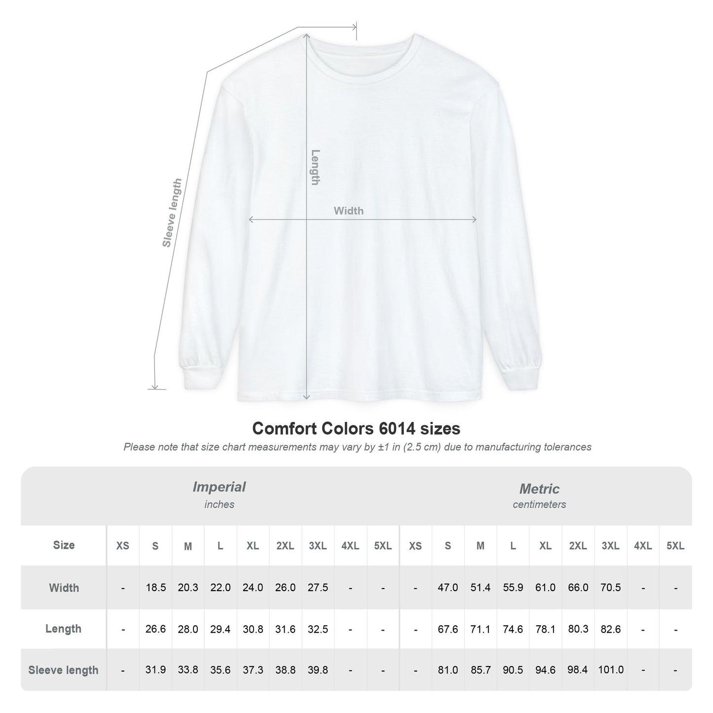 The Ascent Layer | "Ascend With Love" Comfort Colors Long Sleeve
