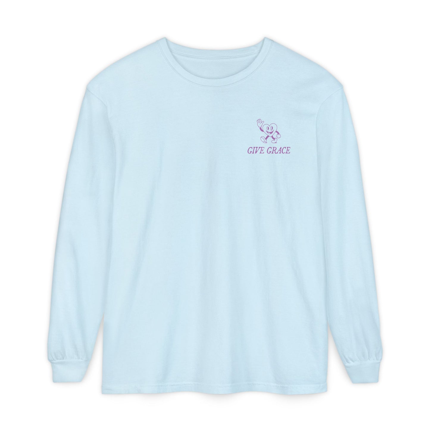 The Mood Booster Shirt | "One Smile Leads To Another" Comfort Colors Long Sleeve