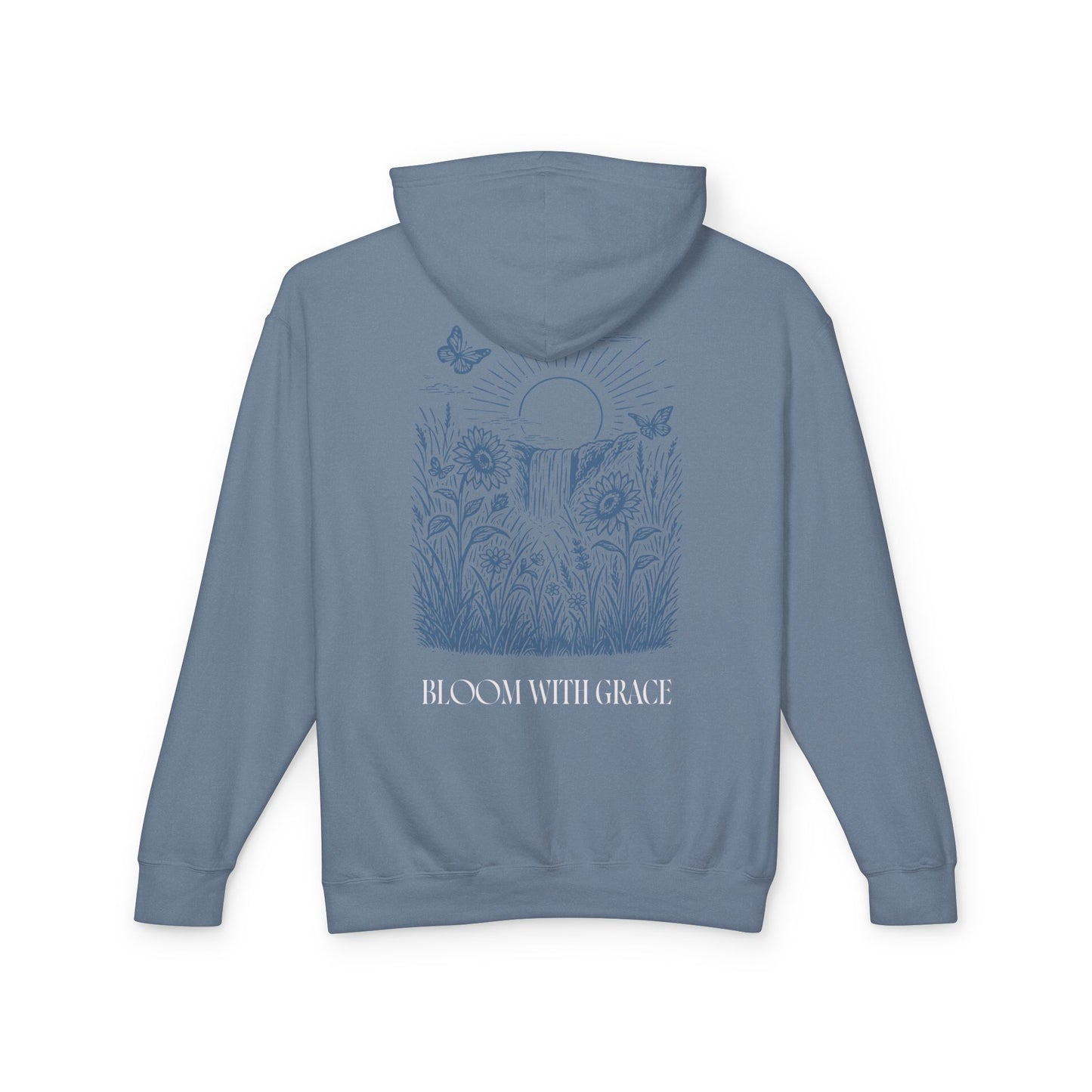Bloom With Grace | Comfort Colors Lightweight Hoodie