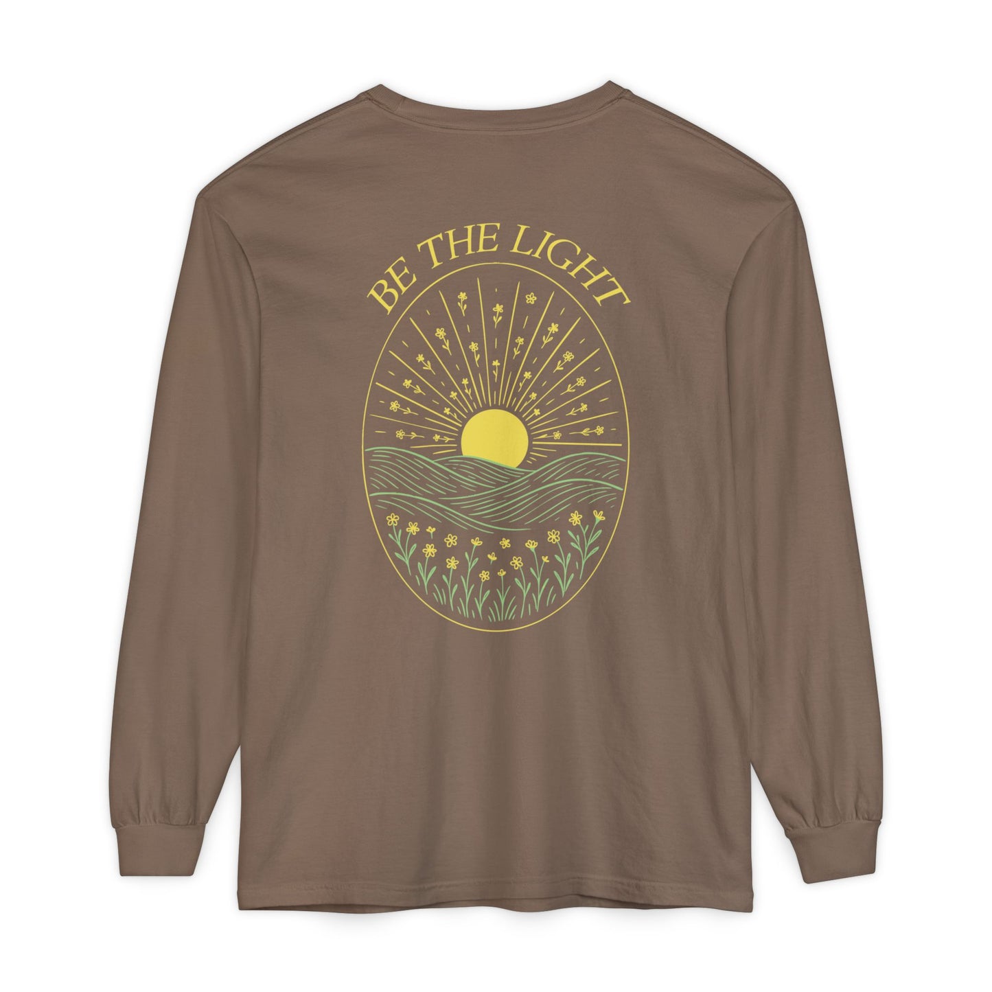 The Luminary Tee | "Be The Light" Comfort Colors Long Sleeve