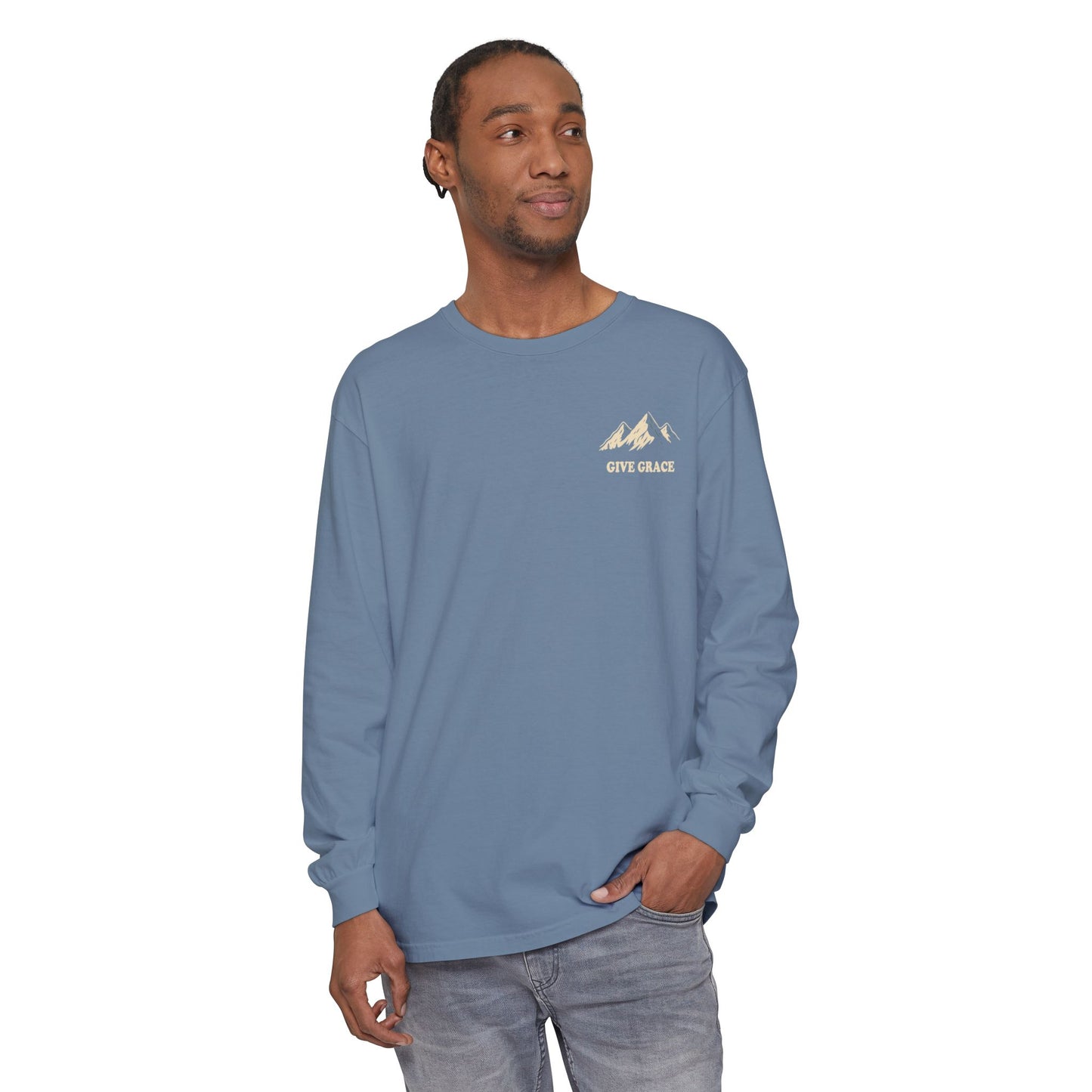 Walk By Faith | Comfort Colors Long Sleeve Tee